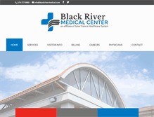 Tablet Screenshot of blackrivermedical.com